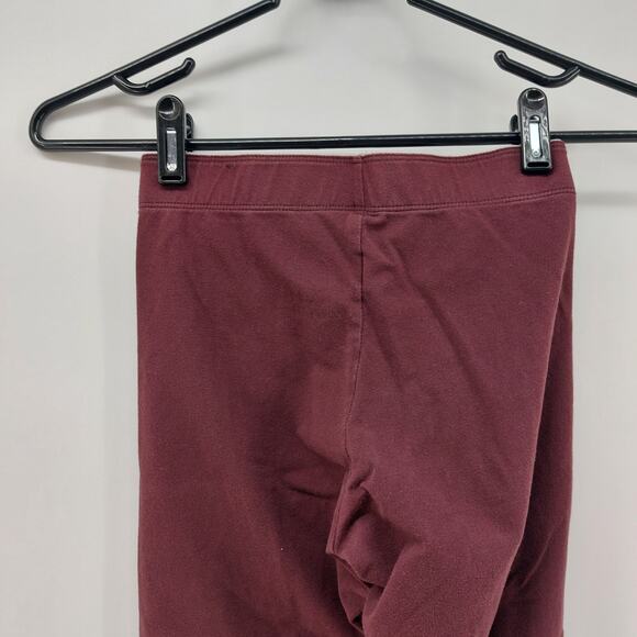 Nike Athletic Leggings Size XS Burgundy Red Gold Print Sport - Picture 9 of 14